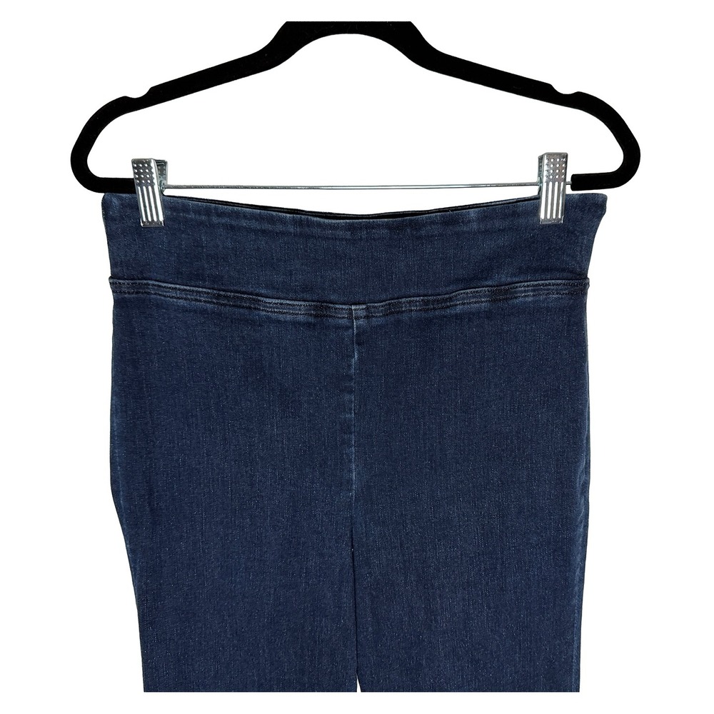 FRAME Womens Jet Set Flare Jeans Keller Dark Wash High Rise Pull On Stretch 2 - Picture 6 of 10